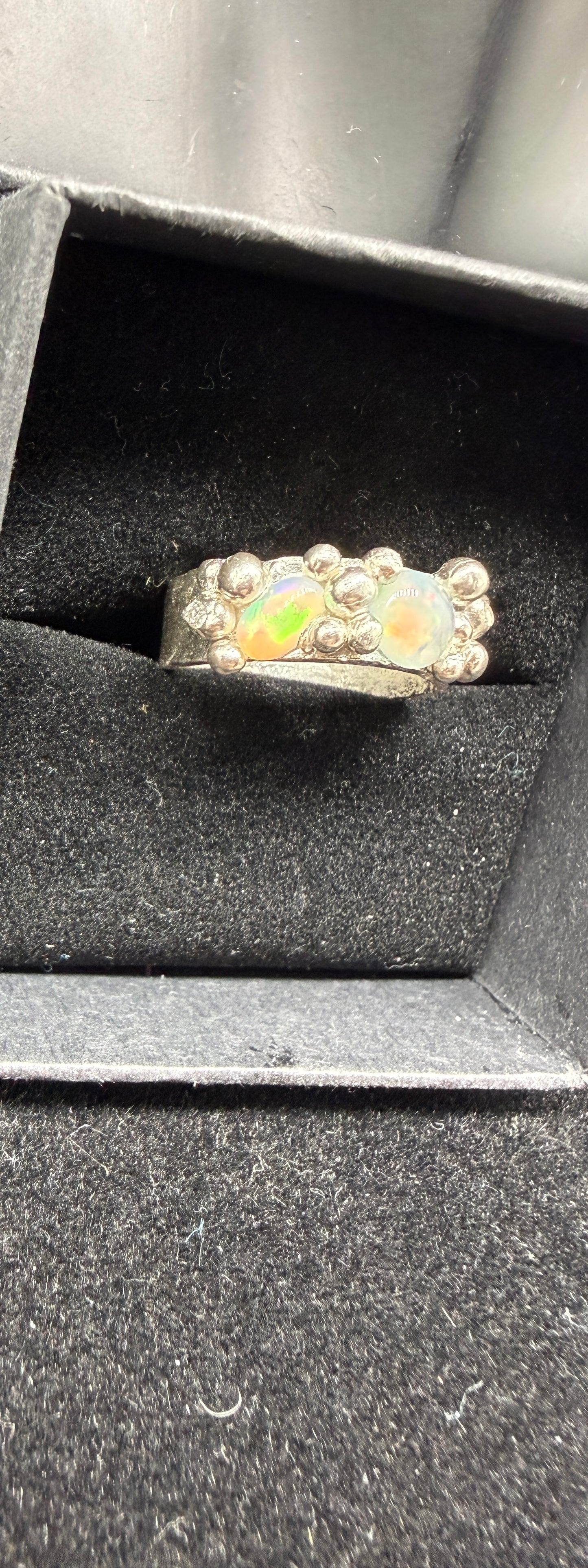 Double Opal Ring