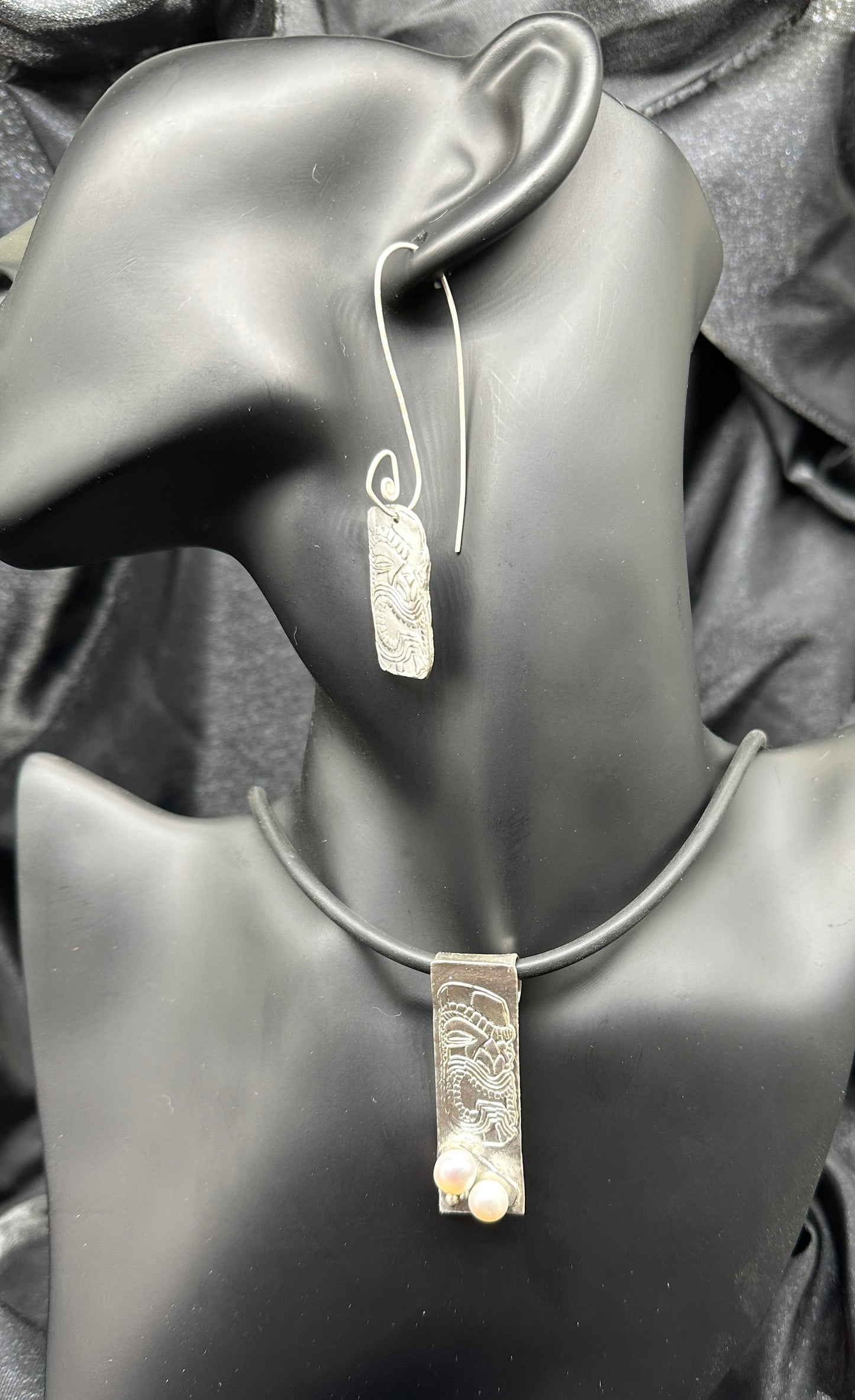 Tribal Rectangle Pendant