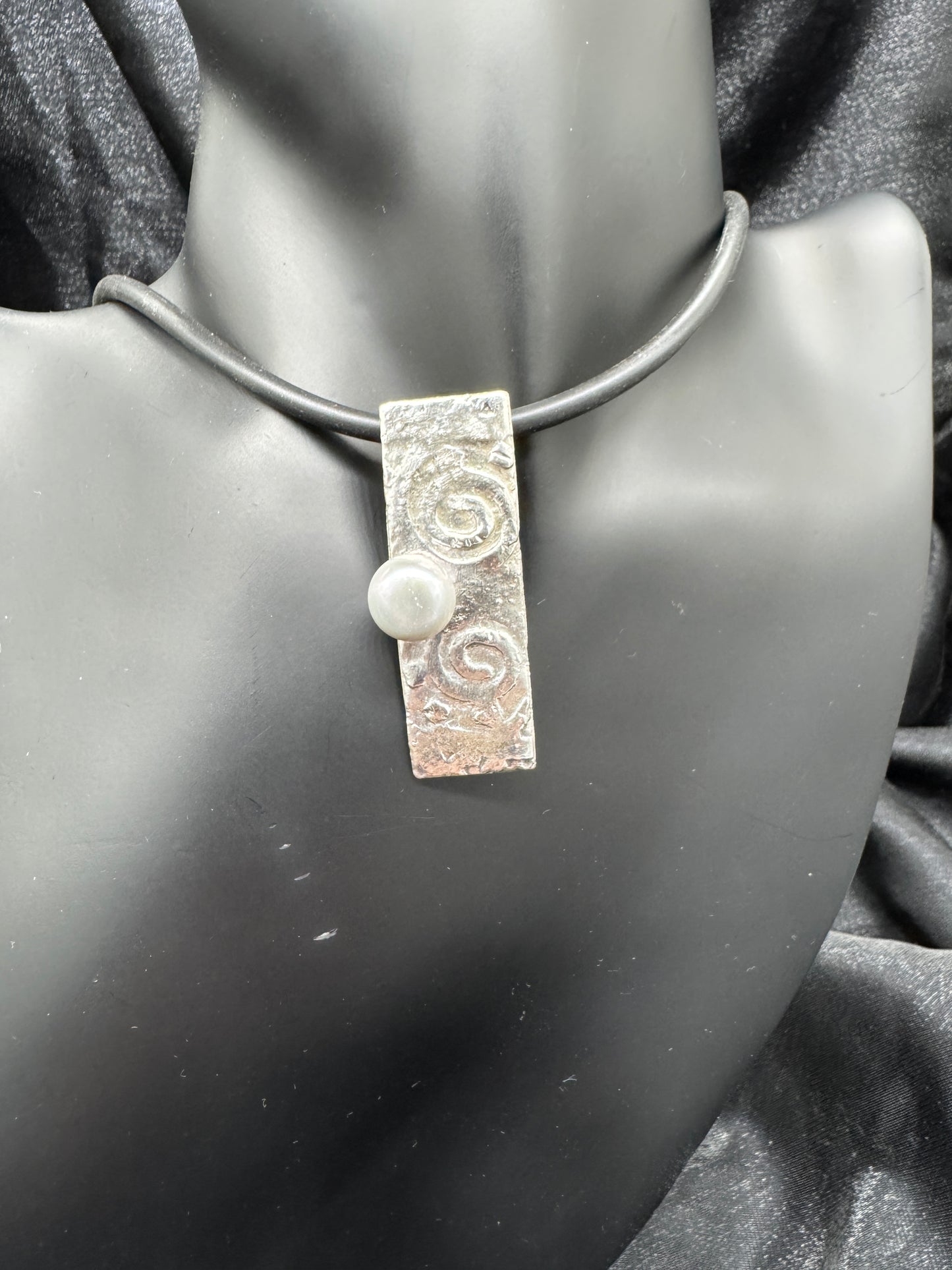 Argentium Silver Pearl