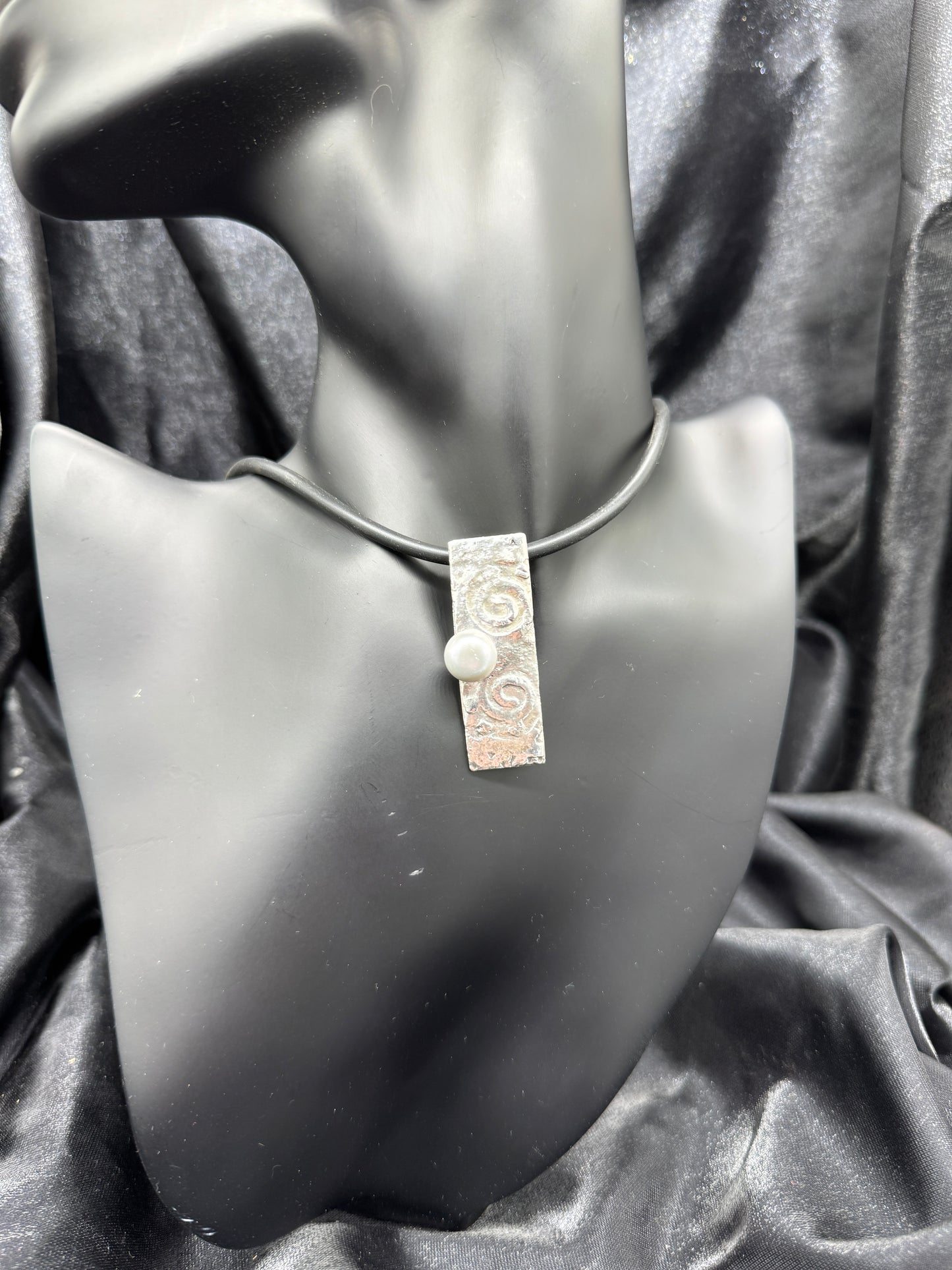 Argentium Silver Pearl
