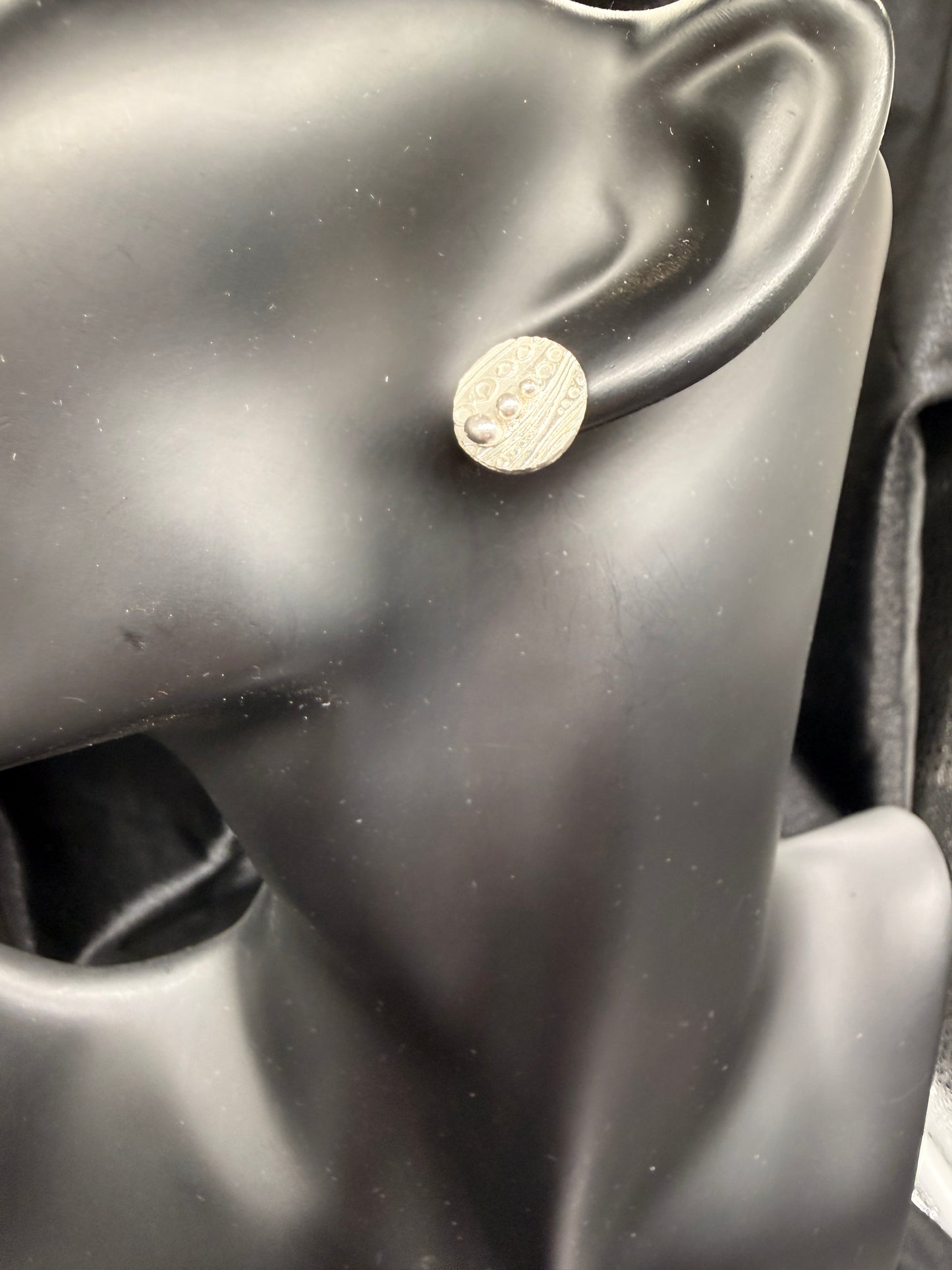 Circular Stud Earrings