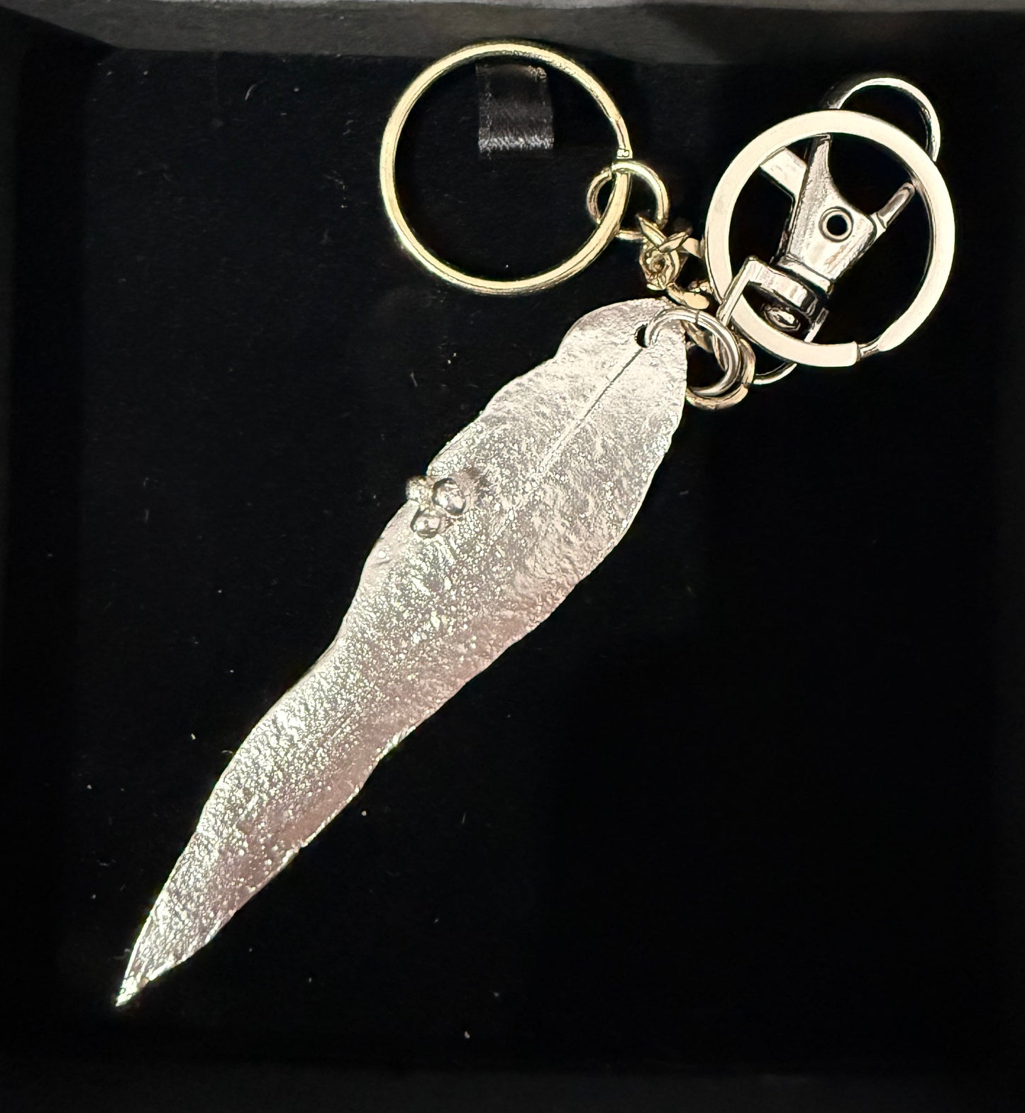 Gum Leaf Key Ring