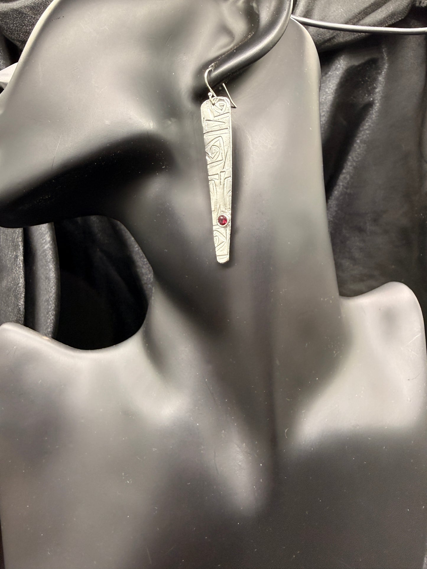 Ruby Red Earrings