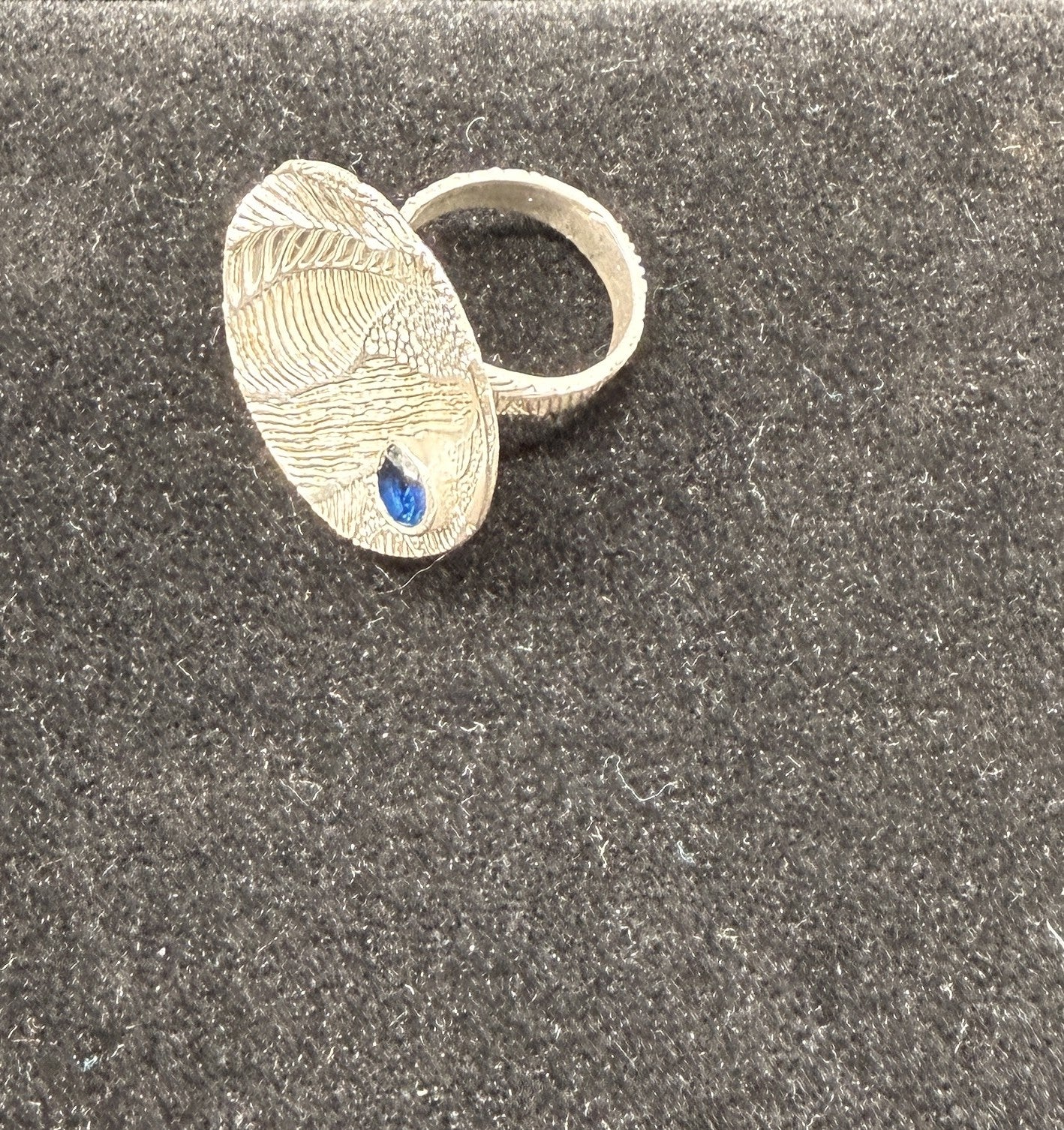 Blue Statement Ring